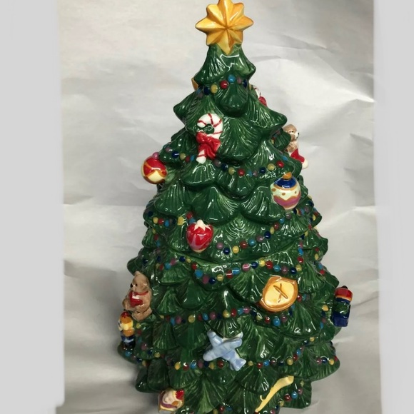 Christopher Radko Christmas Tree Cookie Jar - Picture 4 of 5
